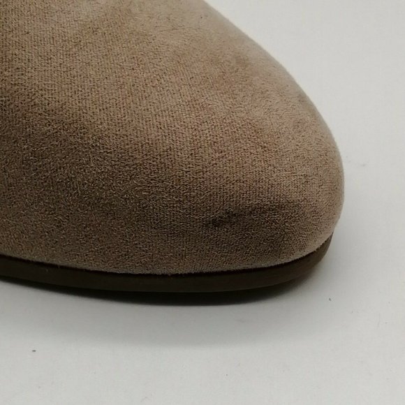 Old Navy Womens High Heel Ankle Boot Cushioned Side Zip Taupe Sz 7 M - Picture 5 of 10